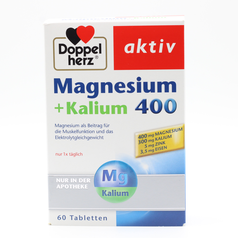 DOPPELHERZ Magnesium+Kalium Tabletten DOPPELHERZ Magnesium+Kalium Tabletten