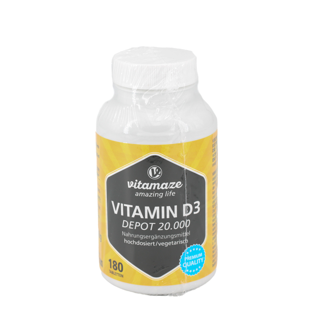 VITAMIN D3 20.000 I.E. Depot hochdosiert Tabletten VITAMIN D3 20.000 I.E. Depot hochdosiert Tabletten