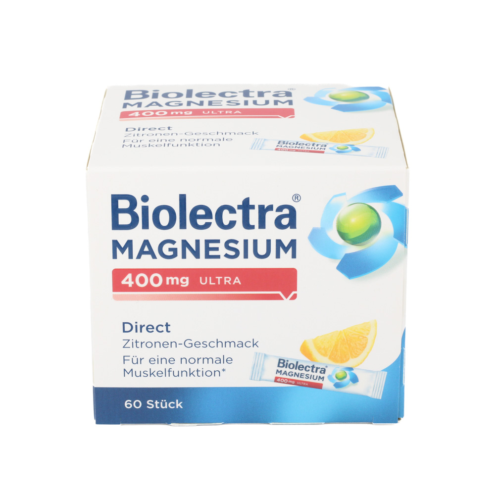 BIOLECTRA Magnesium 400 mg ultra Direct Zitrone BIOLECTRA Magnesium 400 mg ultra Direct Zitrone