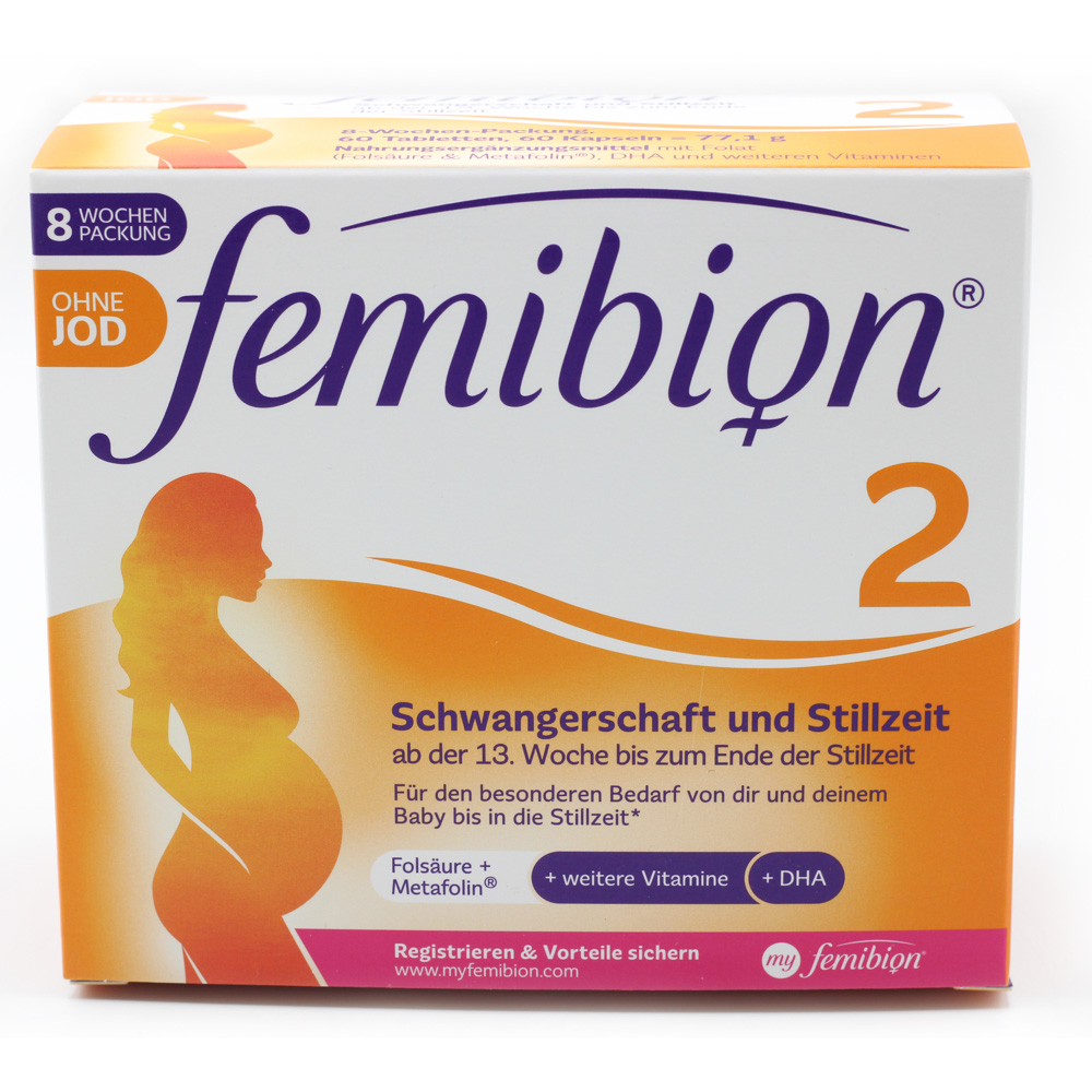 FEMIBION 2 Schwangerschaft+Stillzeit ohne Jod Kpg. FEMIBION 2 Schwangerschaft+Stillzeit ohne Jod Kpg.