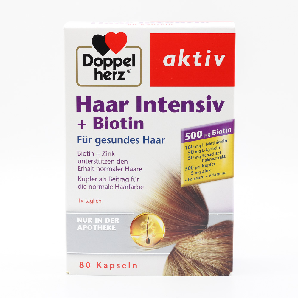 DOPPELHERZ Haar Intensiv+Biotin Kapseln DOPPELHERZ Haar Intensiv+Biotin Kapseln