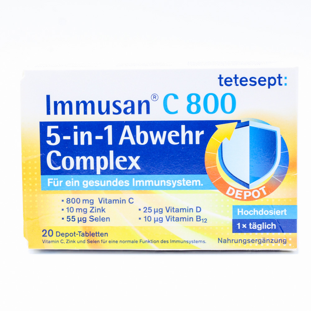 TETESEPT Immusan C 800 5in1 Abwehr Complex Tabl. TETESEPT Immusan C 800 5in1 Abwehr Complex Tabl.