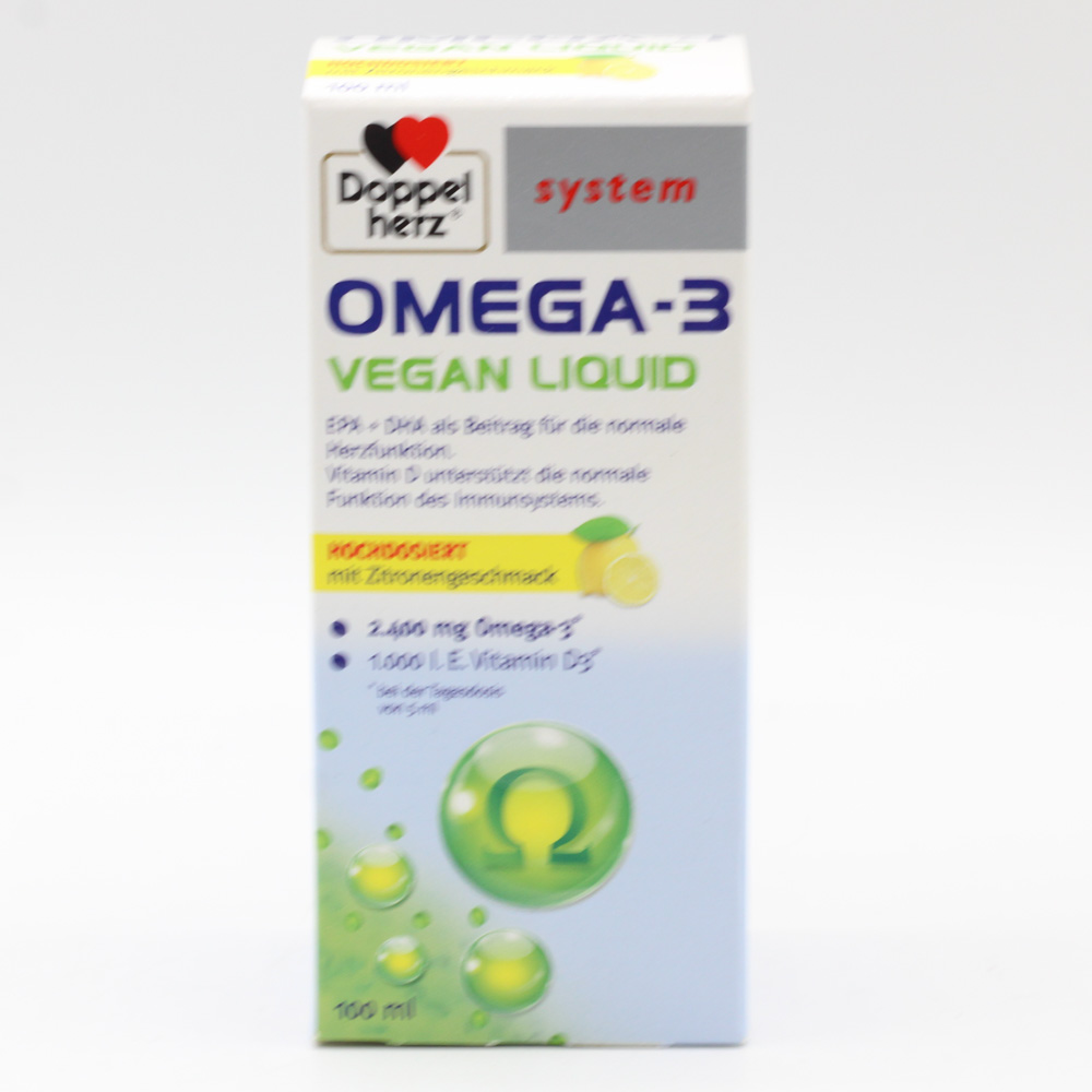 DOPPELHERZ Omega-3 vegan Liquid system DOPPELHERZ Omega-3 vegan Liquid system