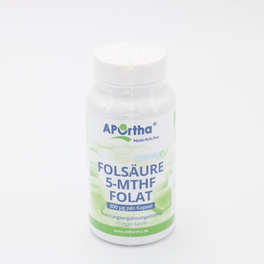 FOLSÄURE 5-MTHF Folat 300 μg vegan Kapseln FOLSÄURE 5-MTHF Folat 300 μg vegan Kapseln