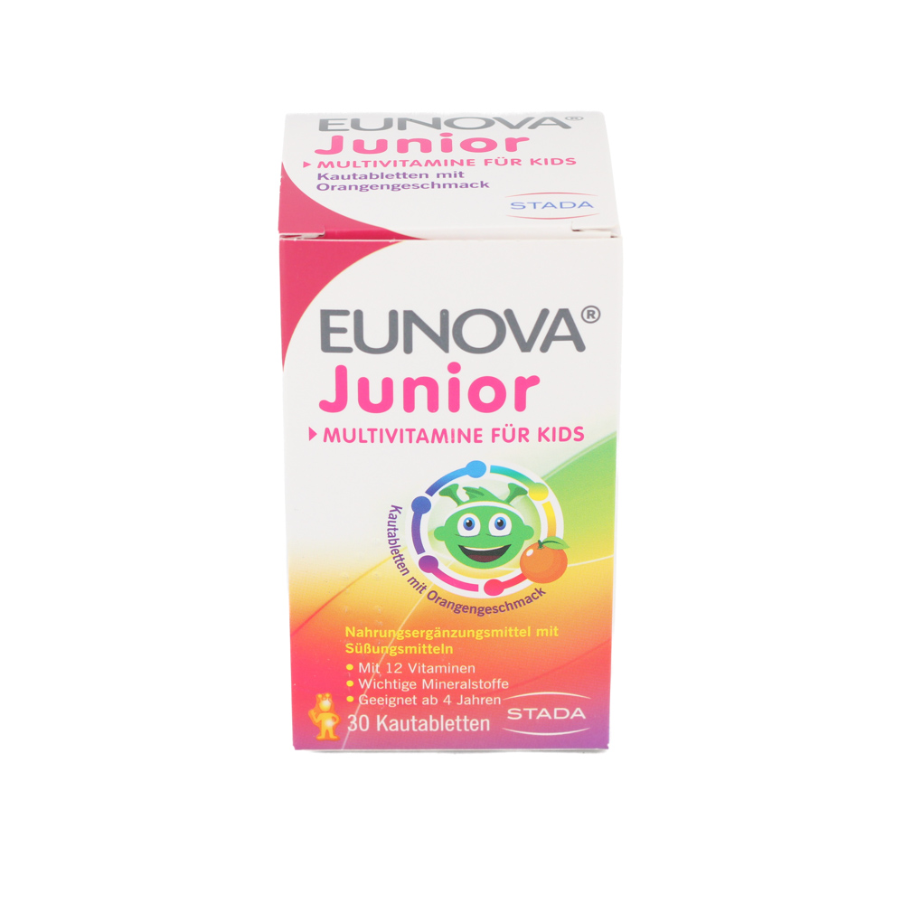 EUNOVA Junior Kautabletten m.Orangengeschmack EUNOVA Junior Kautabletten m.Orangengeschmack