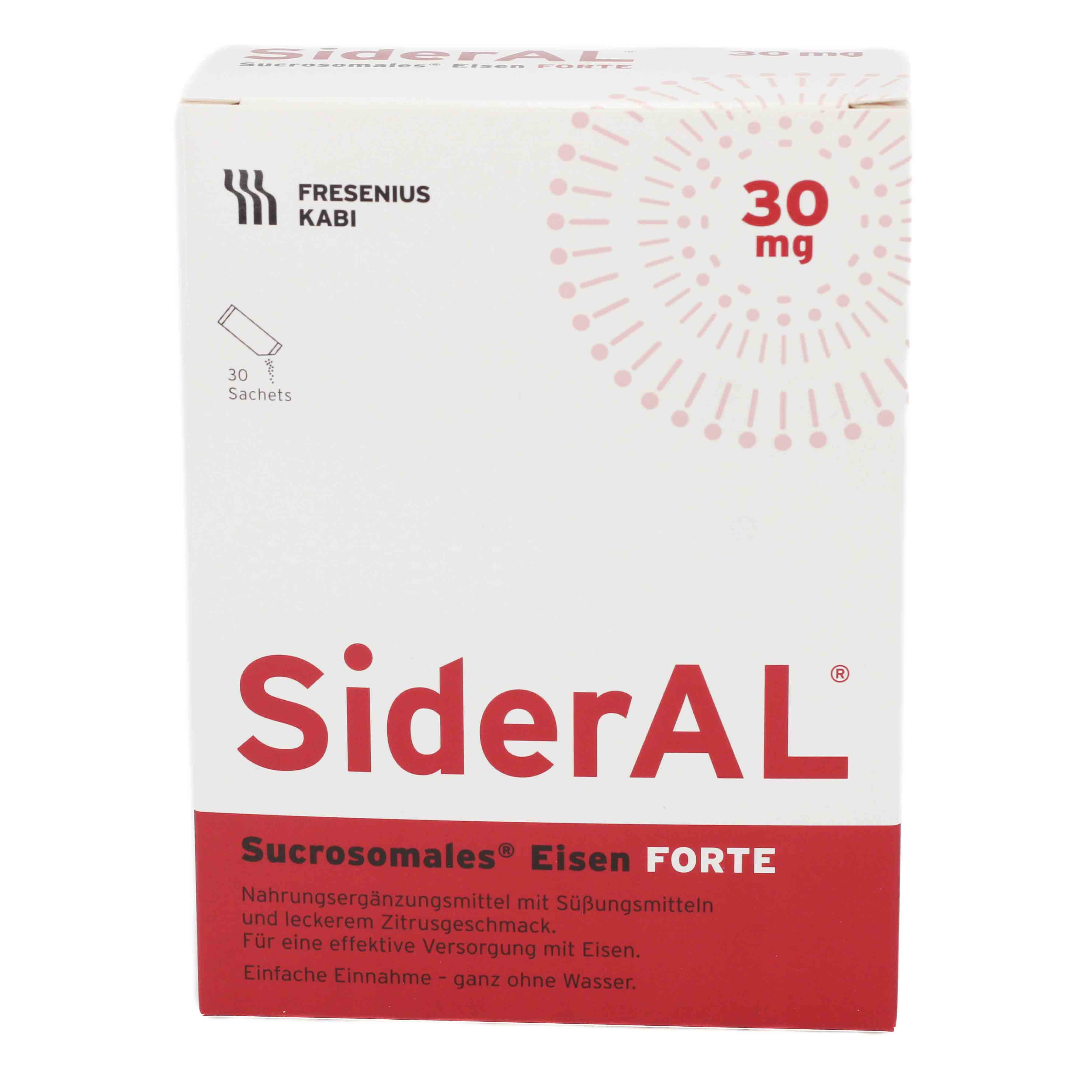 SiderAL® Eisen Forte 30mg Zitrus bei erhöhtem Eisenbedarf SiderAL® Eisen Forte 30mg Zitrus bei erhöhtem Eisenbedarf