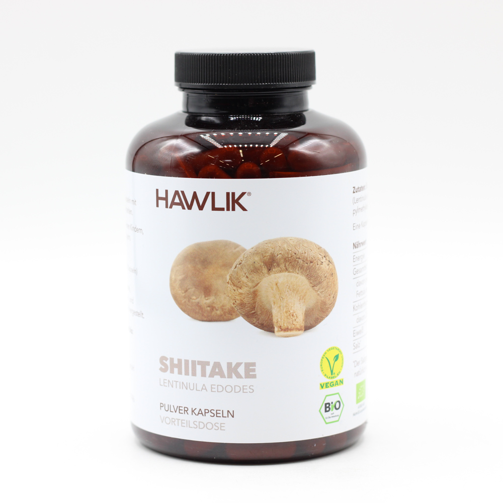 BIO SHIITAKE Pulver Kapseln Vorteilsdose BIO SHIITAKE Pulver Kapseln Vorteilsdose