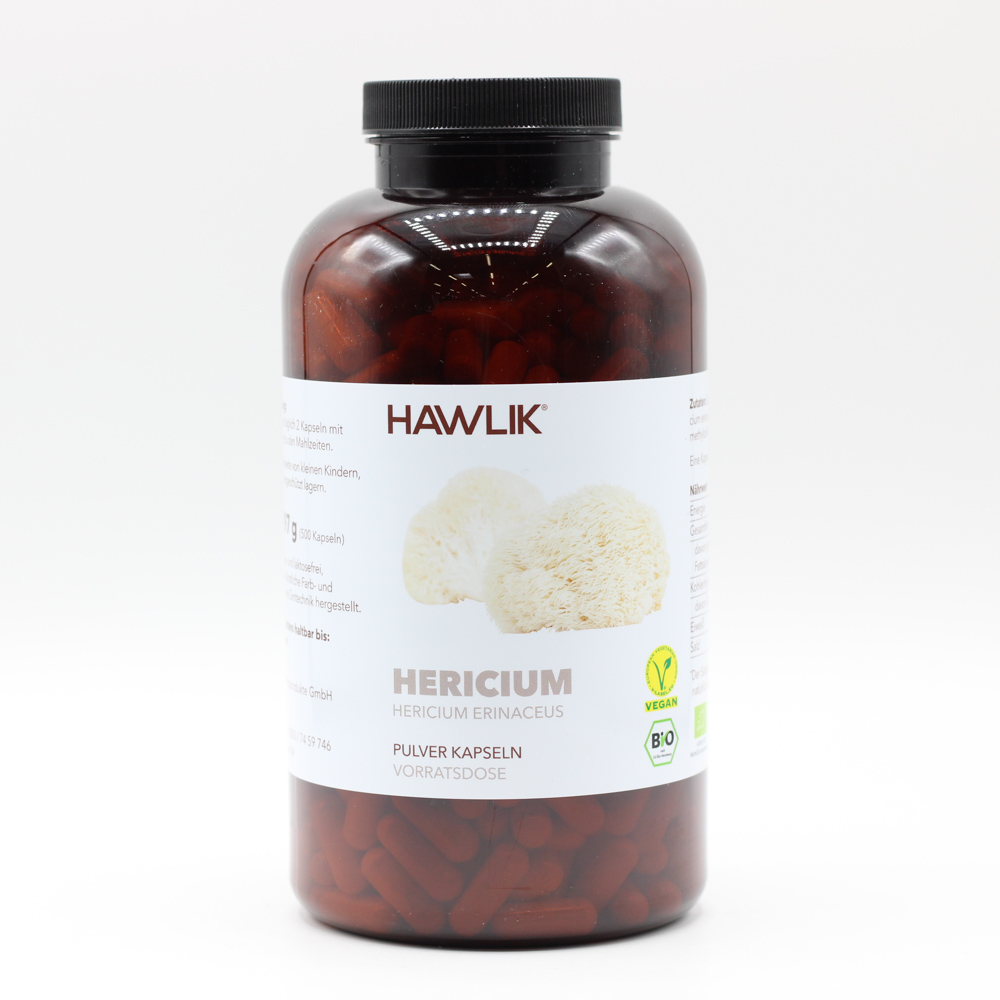 BIO HERICIUM Pulver Kapseln Vorratsdose BIO HERICIUM Pulver Kapseln Vorratsdose