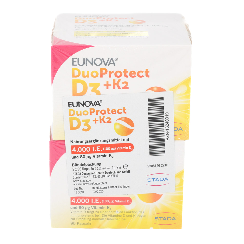 EUNOVA DuoProtect D3+K2 4000 I.E./80 μg Kaps.Kombi EUNOVA DuoProtect D3+K2 4000 I.E./80 μg Kaps.Kombi