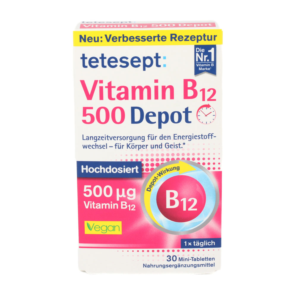 TETESEPT Vitamin B12 500 Depot Filmtabletten TETESEPT Vitamin B12 500 Depot Filmtabletten