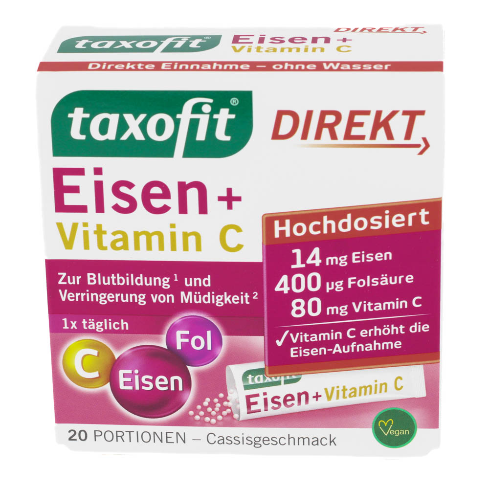 TAXOFIT Eisen+Vitamin C Direkt Granulat TAXOFIT Eisen+Vitamin C Direkt Granulat