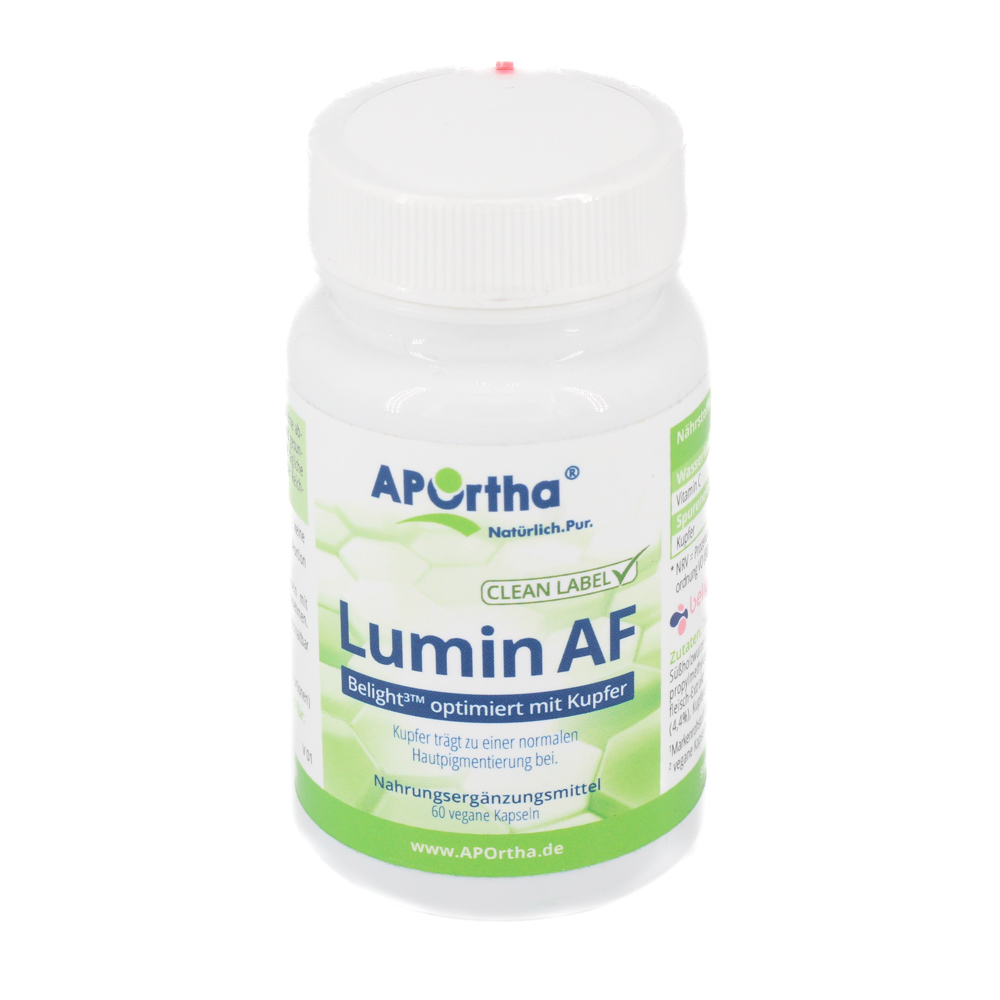 APORTHA Lumin AF mit Belight3+Kupfer vegan Kapseln APORTHA Lumin AF mit Belight3+Kupfer vegan Kapseln