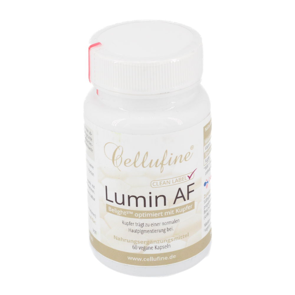 CELLUFINE Lumin AF mit Belight3+Kupfer vegan Kaps. CELLUFINE Lumin AF mit Belight3+Kupfer vegan Kaps.