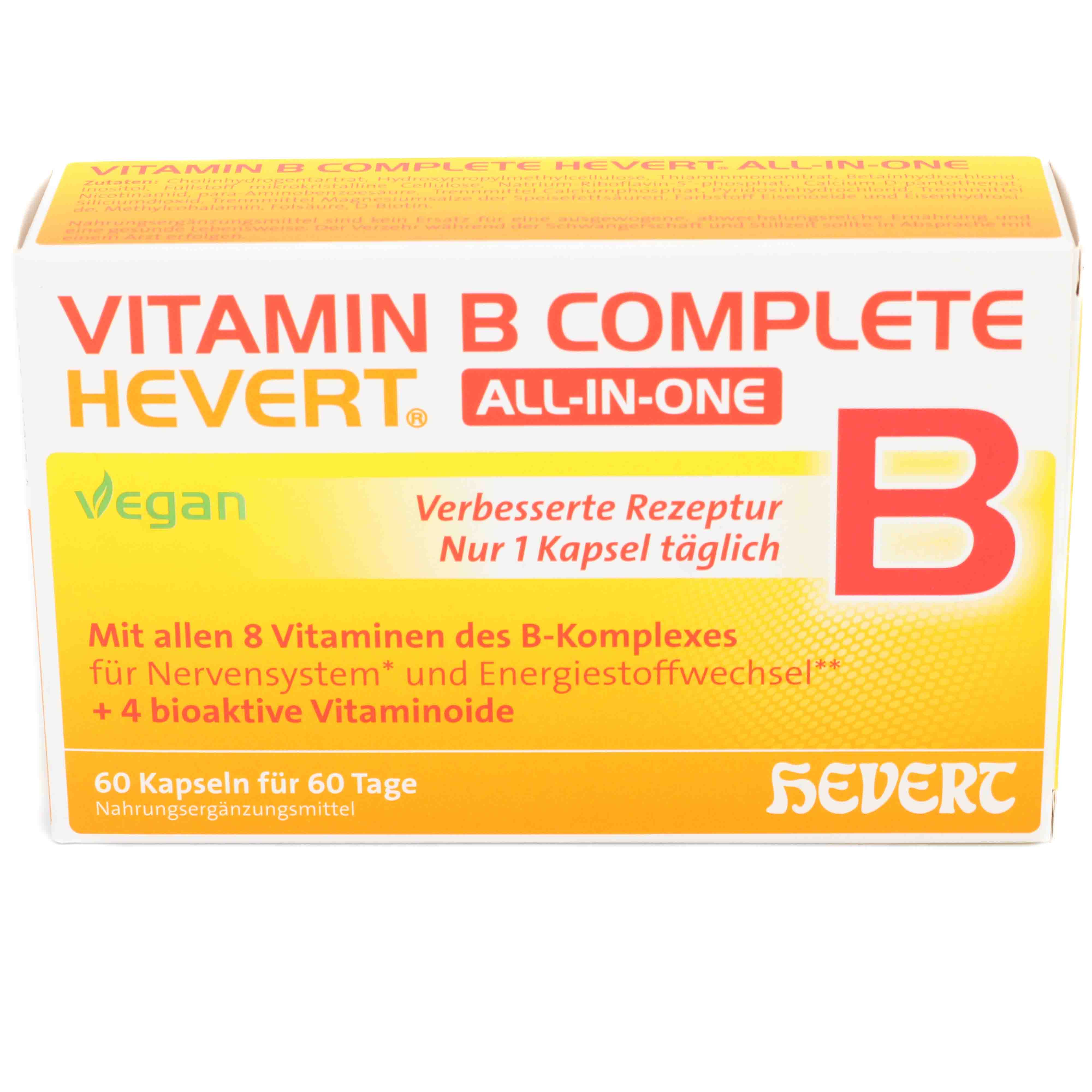 VITAMIN B COMPLETE Hevert all-in-one Kapseln VITAMIN B COMPLETE Hevert all-in-one Kapseln