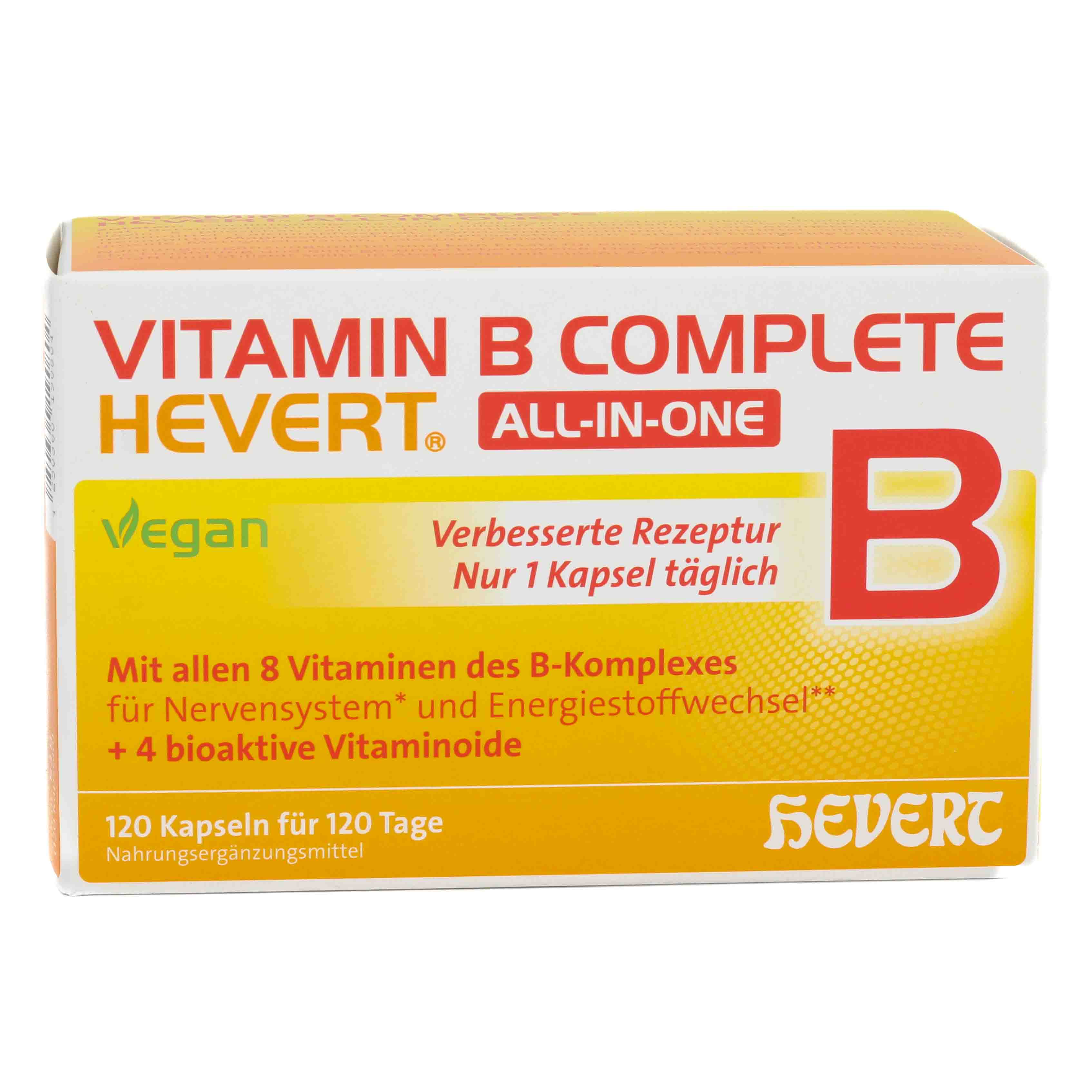 VITAMIN B COMPLETE Hevert all-in-one Kapseln VITAMIN B COMPLETE Hevert all-in-one Kapseln