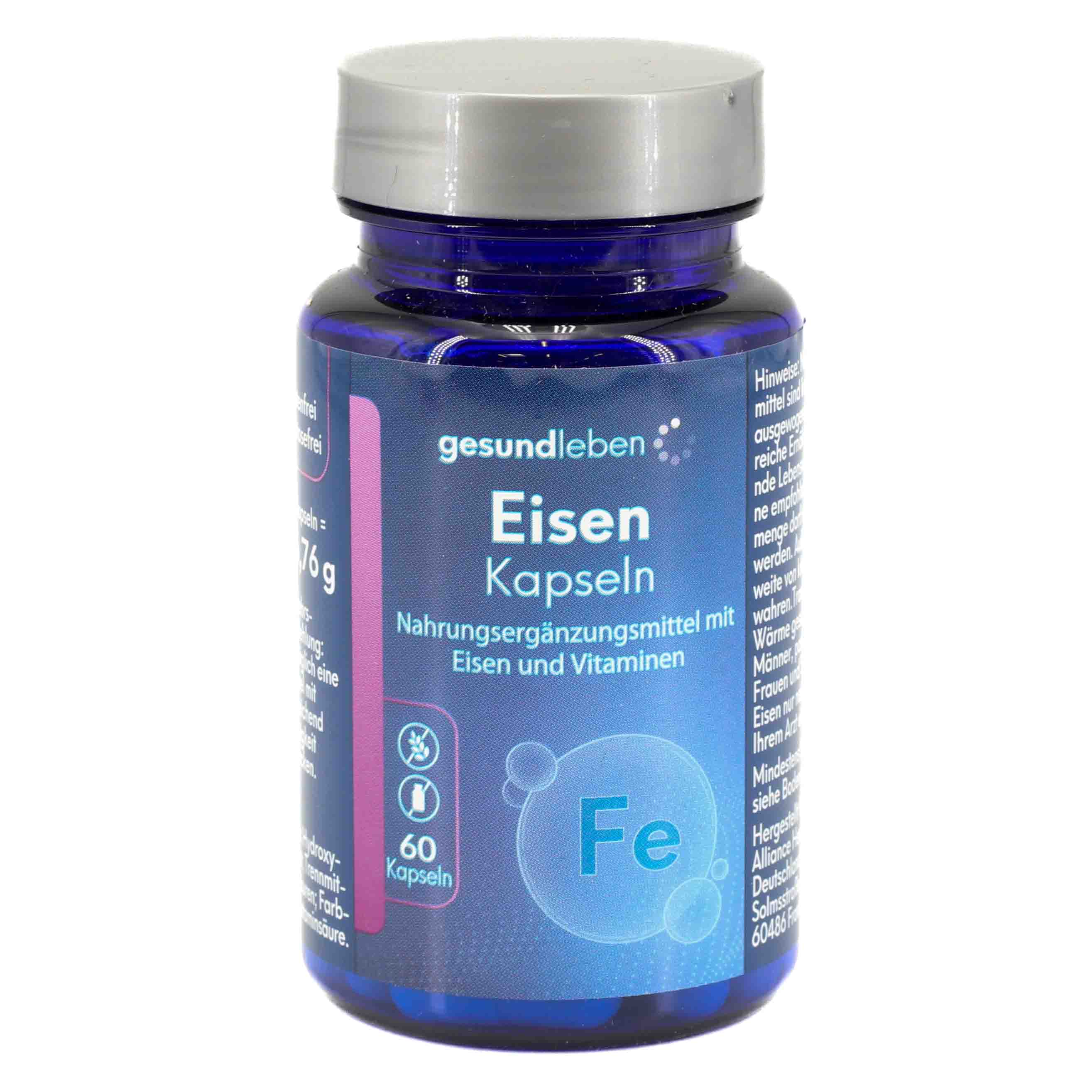 GESUND LEBEN Eisen 15 mg Kapseln GESUND LEBEN Eisen 15 mg Kapseln