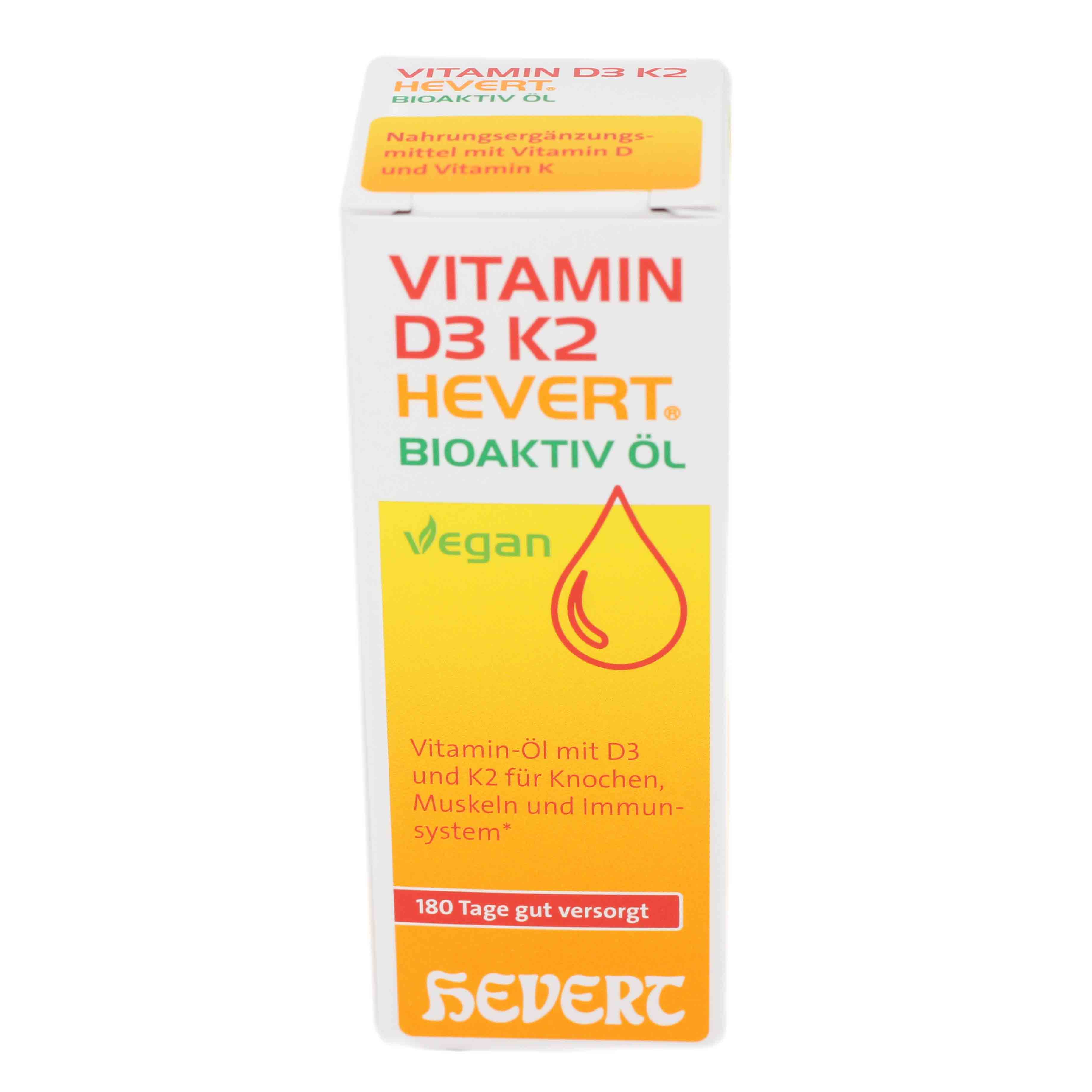 VITAMIN D3 K2 Hevert Bioaktiv Öl VITAMIN D3 K2 Hevert Bioaktiv Öl