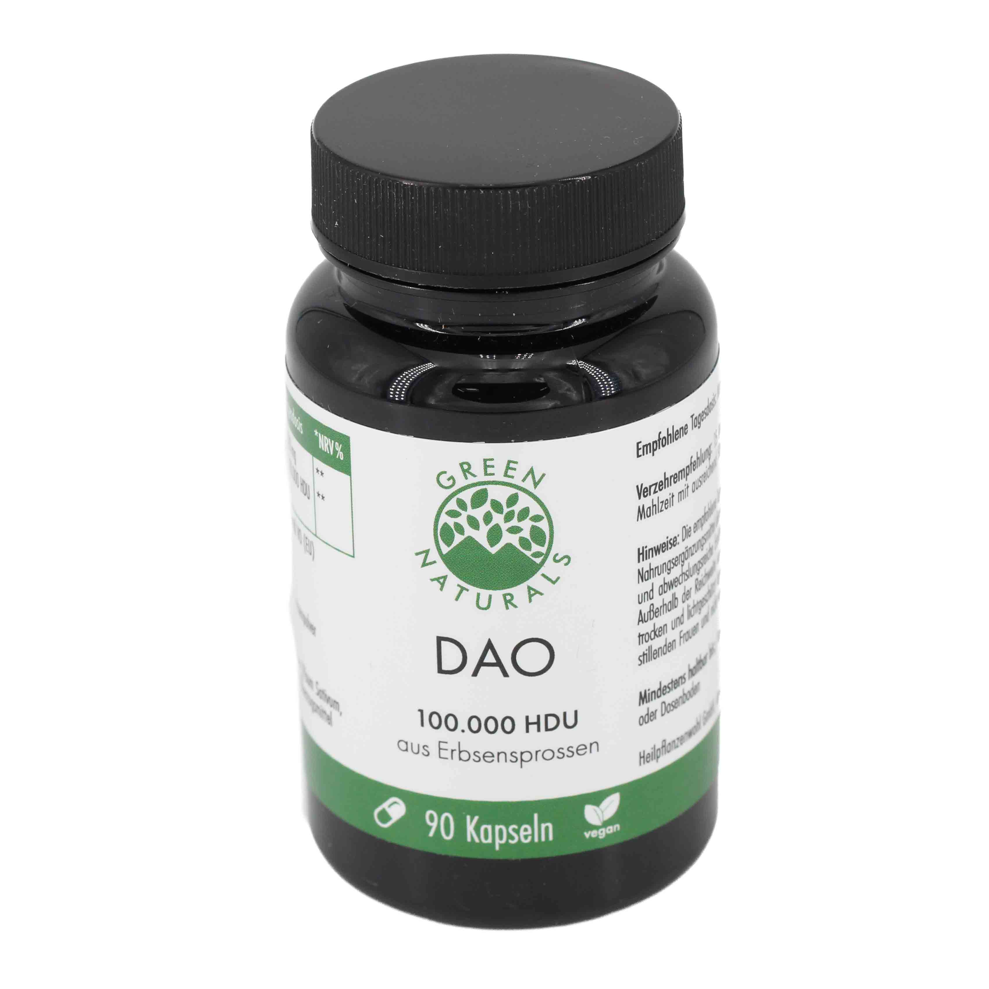 GREEN NATURALS DAO 100mg veg.zum Histaminabbau Kps GREEN NATURALS DAO 100mg veg.zum Histaminabbau Kps