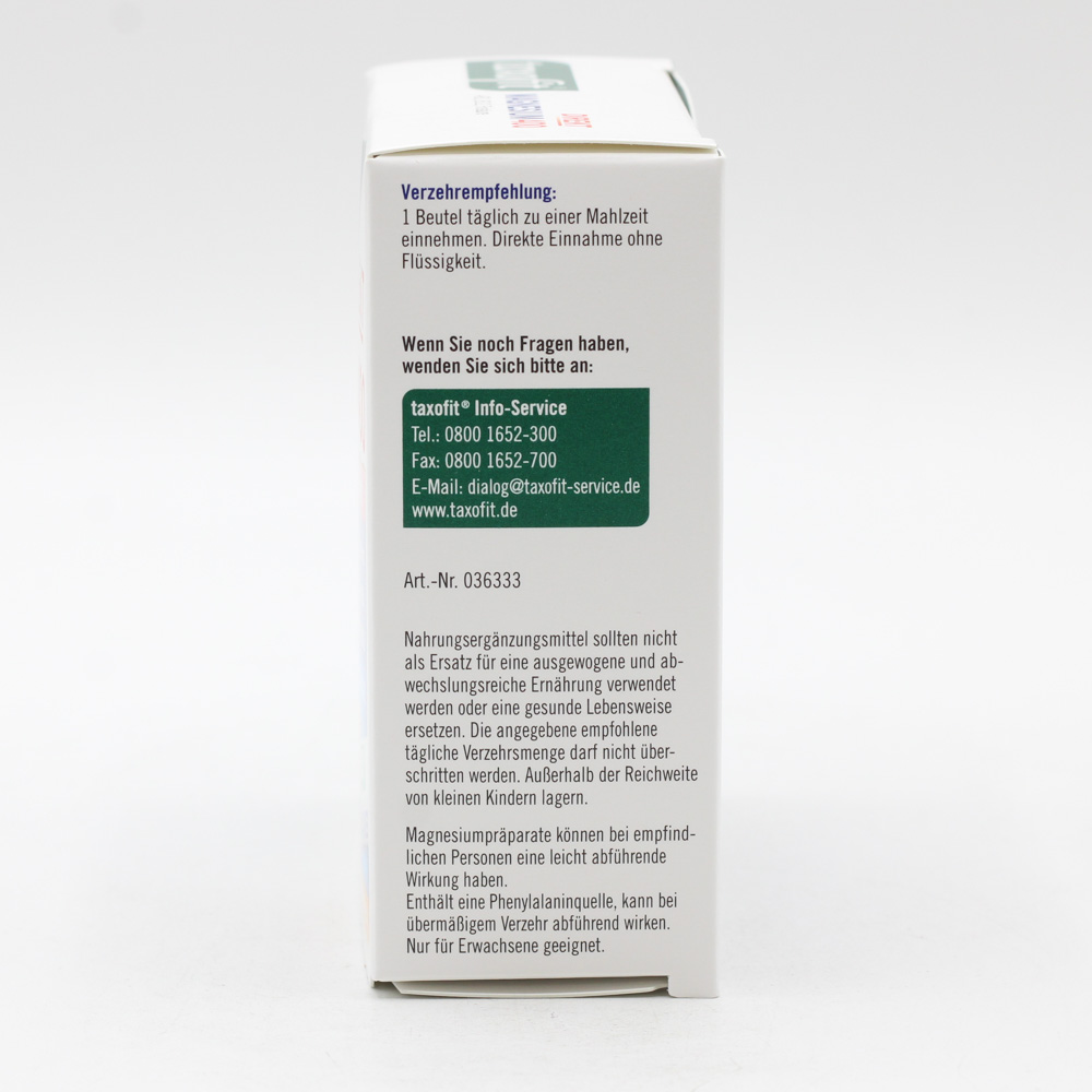 TAXOFIT Magnesium 400+B1+B6+B12+Folsäure 800 Gran. TAXOFIT Magnesium 400+B1+B6+B12+Folsäure 800 Gran.