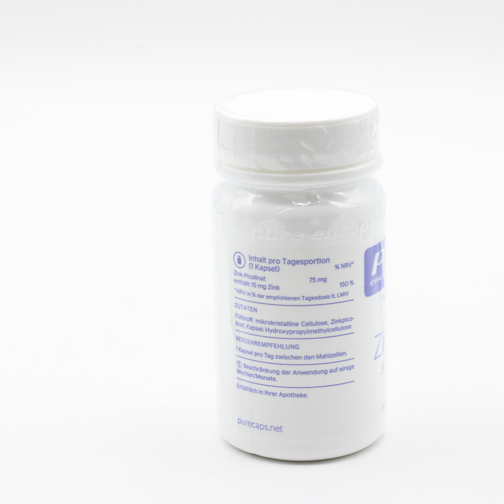PURE ENCAPSULATIONS Zink 15 Zinkpicolinat Kapseln PURE ENCAPSULATIONS Zink 15 Zinkpicolinat Kapseln