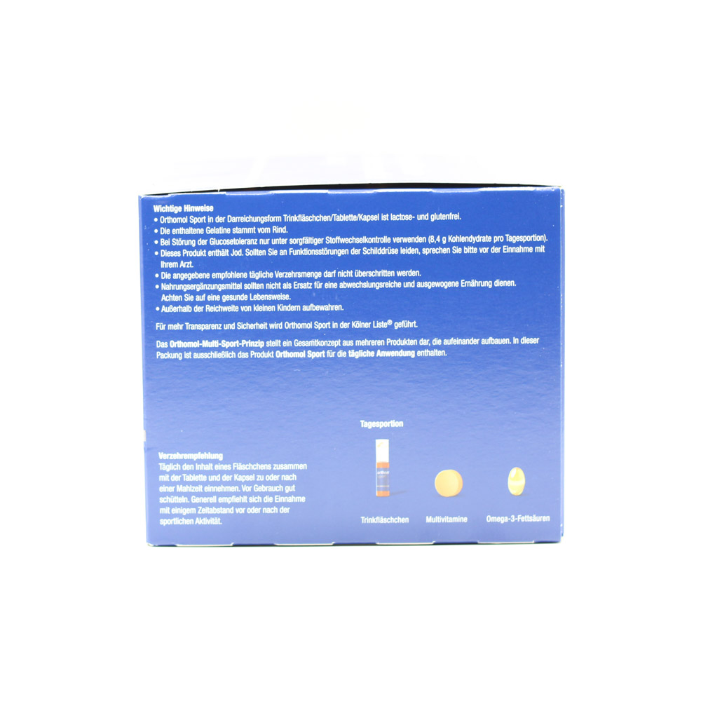 ORTHOMOL Sport Trinkfläschchen/Tabl./Kaps.Kombip. ORTHOMOL Sport Trinkfläschchen/Tabl./Kaps.Kombip.