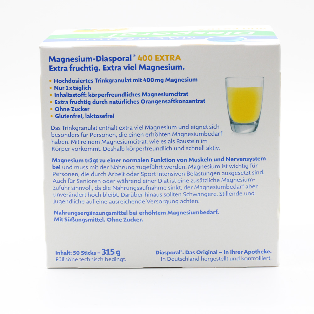 MAGNESIUM DIASPORAL 400 Extra Trinkgranulat MAGNESIUM DIASPORAL 400 Extra Trinkgranulat