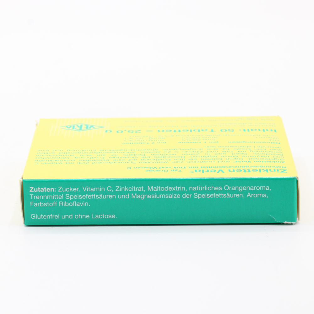 ZINKLETTEN Verla Orange Lutschtabletten ZINKLETTEN Verla Orange Lutschtabletten