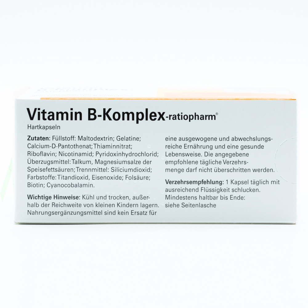 VITAMIN B-KOMPLEX-ratiopharm Kapseln VITAMIN B-KOMPLEX-ratiopharm Kapseln