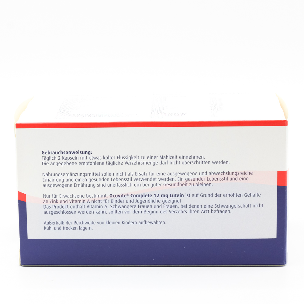 OCUVITE Complete 12 mg Lutein Kapseln OCUVITE Complete 12 mg Lutein Kapseln