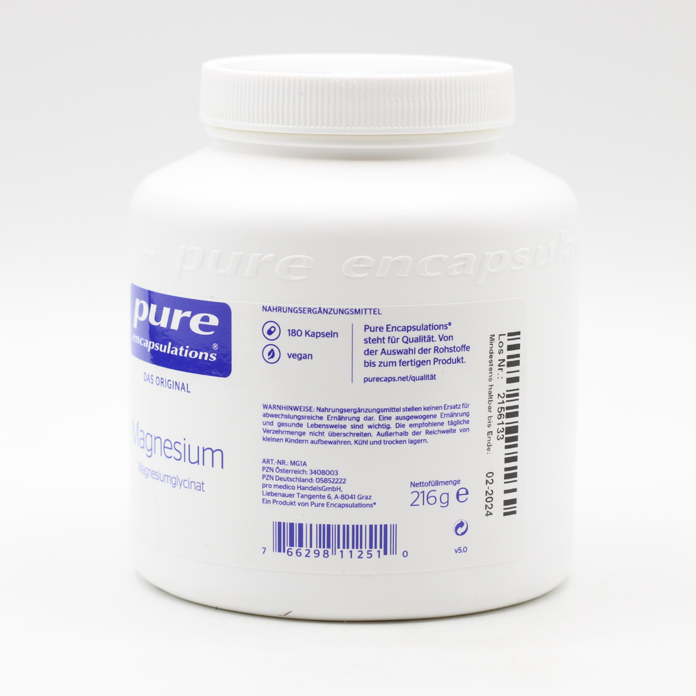 PURE ENCAPSULATIONS Magnesium Magn.Glycinat Kaps. PURE ENCAPSULATIONS Magnesium Magn.Glycinat Kaps.