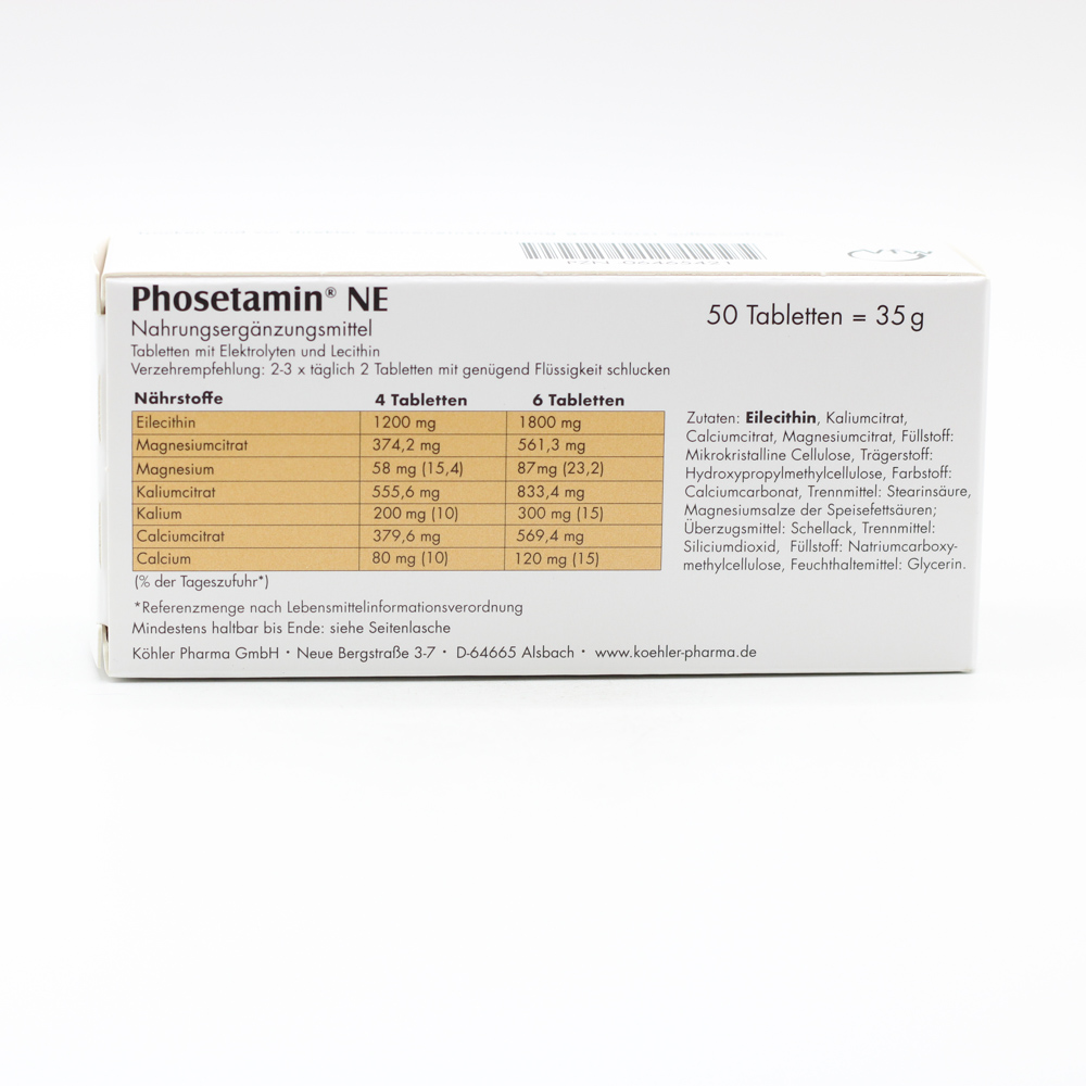 PHOSETAMIN NE Tabletten PHOSETAMIN NE Tabletten