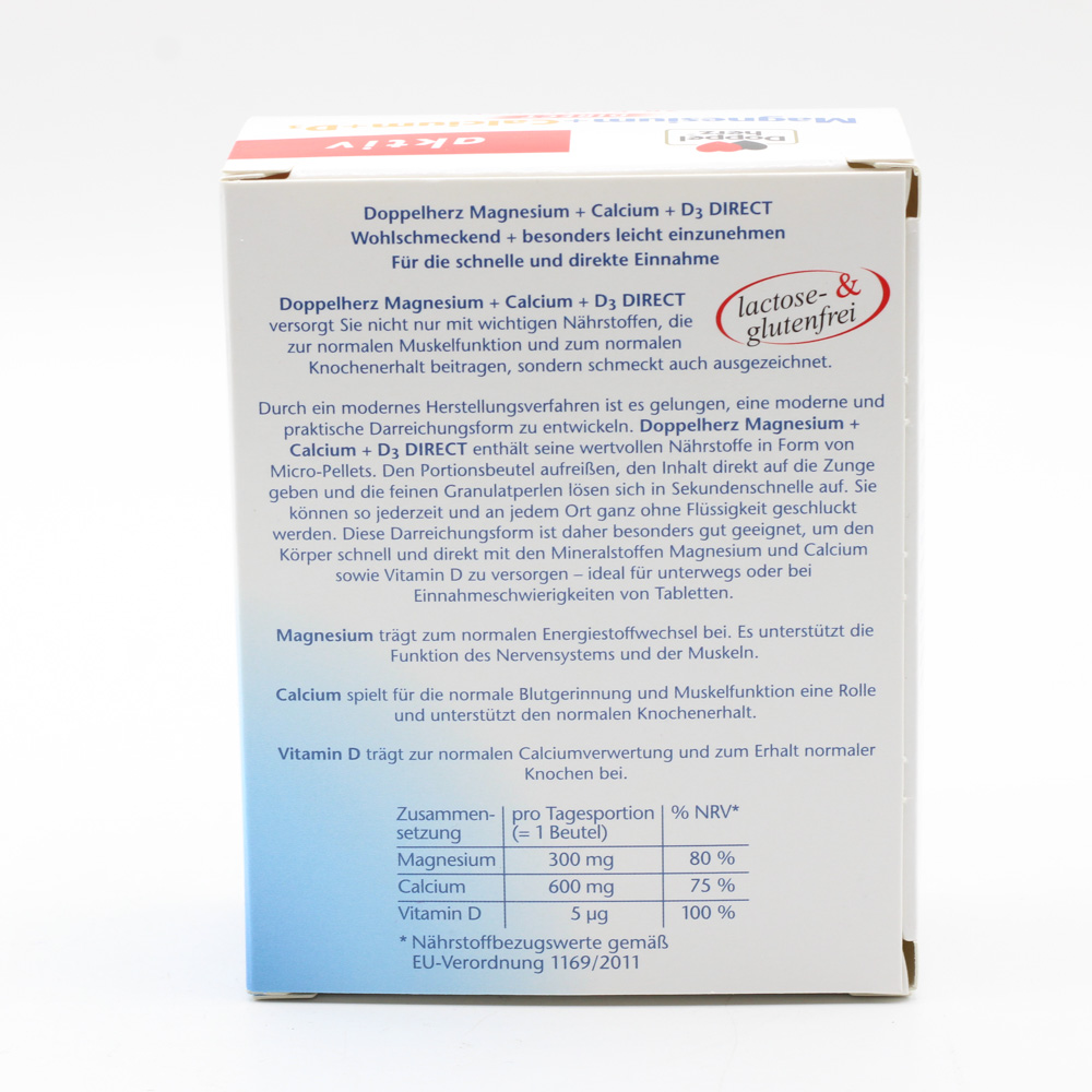 DOPPELHERZ Magnesium+Calcium+D3 DIRECT Pellets DOPPELHERZ Magnesium+Calcium+D3 DIRECT Pellets