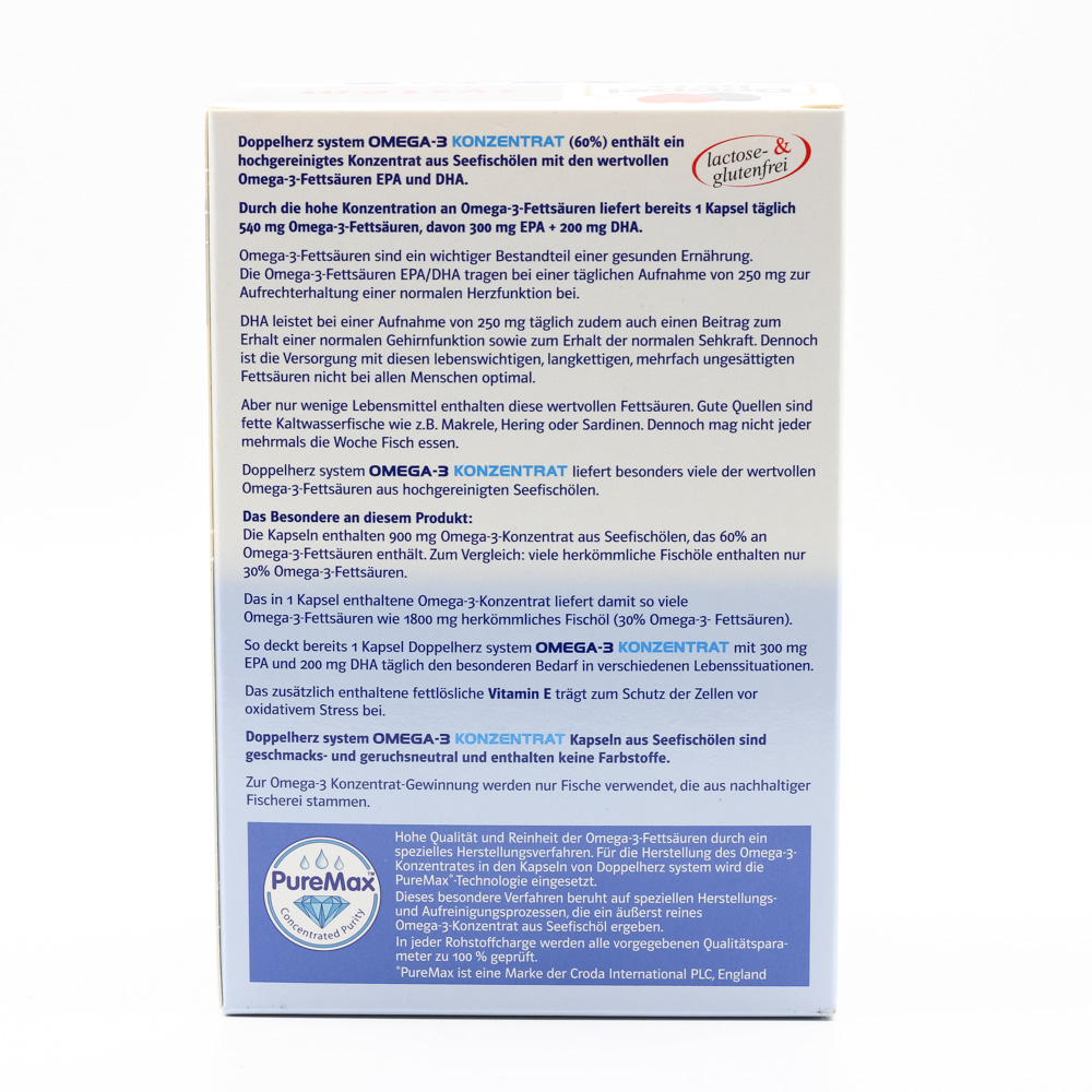 DOPPELHERZ Omega-3 Konzentrat system Kapseln DOPPELHERZ Omega-3 Konzentrat system Kapseln
