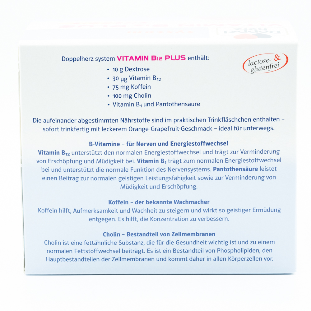 DOPPELHERZ Vitamin B12 Plus system Trinkampullen DOPPELHERZ Vitamin B12 Plus system Trinkampullen