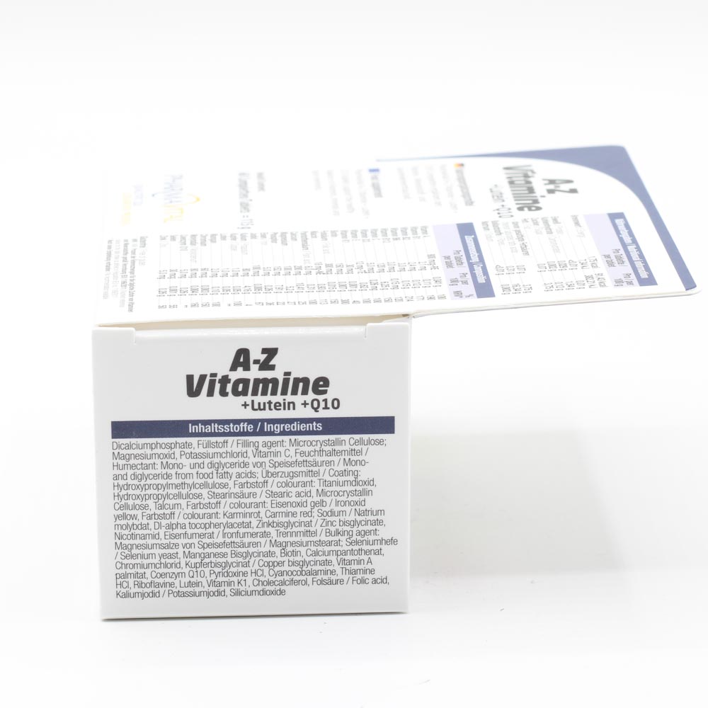 PHARMAVITAL A-Z Vitamine+Lutein+Q10 Tabletten PHARMAVITAL A-Z Vitamine+Lutein+Q10 Tabletten