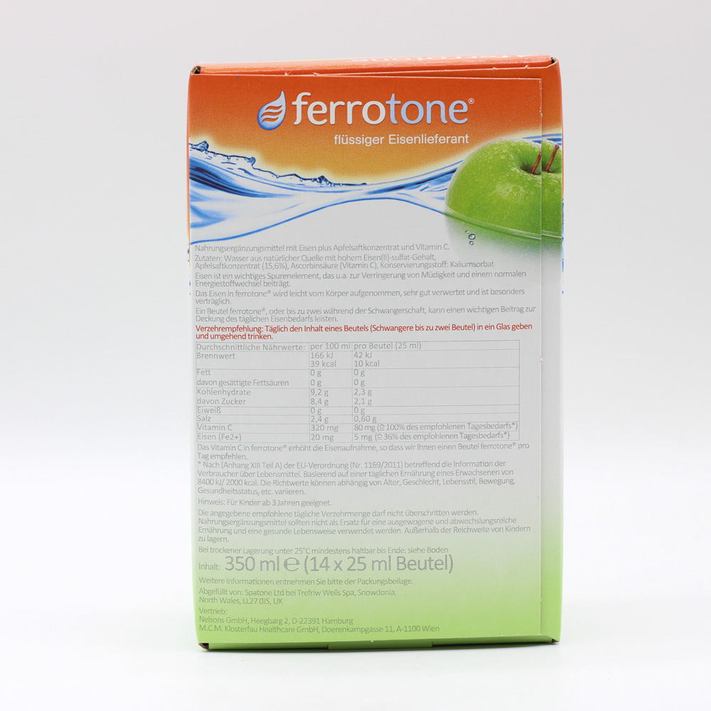 FERROTONE Eisen m.Apfelkonzentrat u.Vitamin C Btl. FERROTONE Eisen m.Apfelkonzentrat u.Vitamin C Btl.