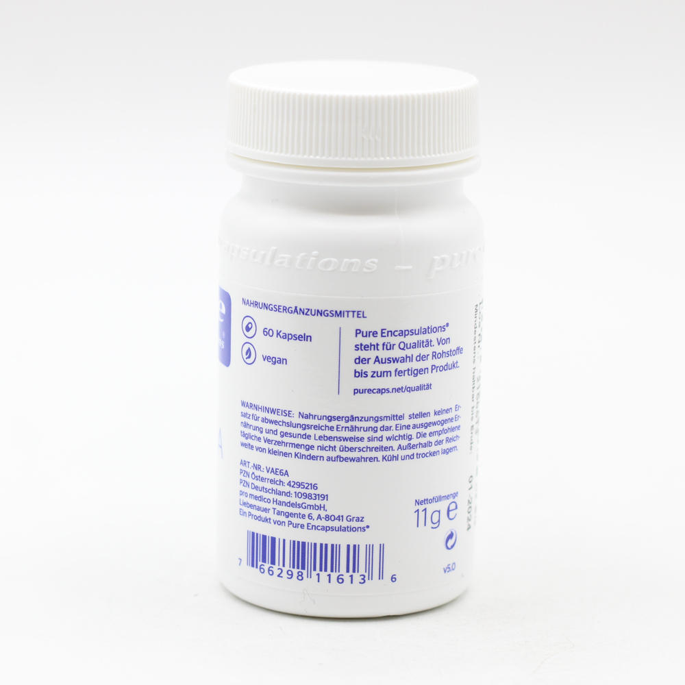 PURE ENCAPSULATIONS Vitamin A Retinylacetat Kaps. PURE ENCAPSULATIONS Vitamin A Retinylacetat Kaps.