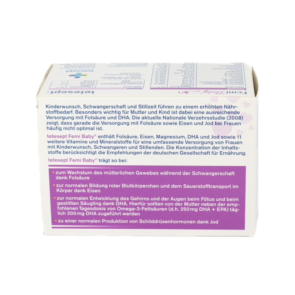 TETESEPT Femi Baby Filmtabletten+Weichkapseln TETESEPT Femi Baby Filmtabletten+Weichkapseln