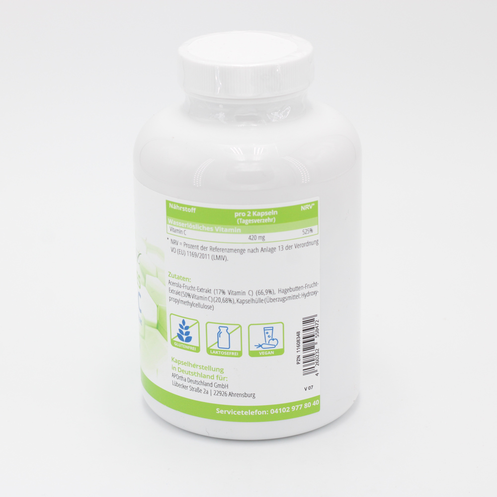 APORTHA natürliches Vitamin C vegetarisch Kapseln APORTHA natürliches Vitamin C vegetarisch Kapseln