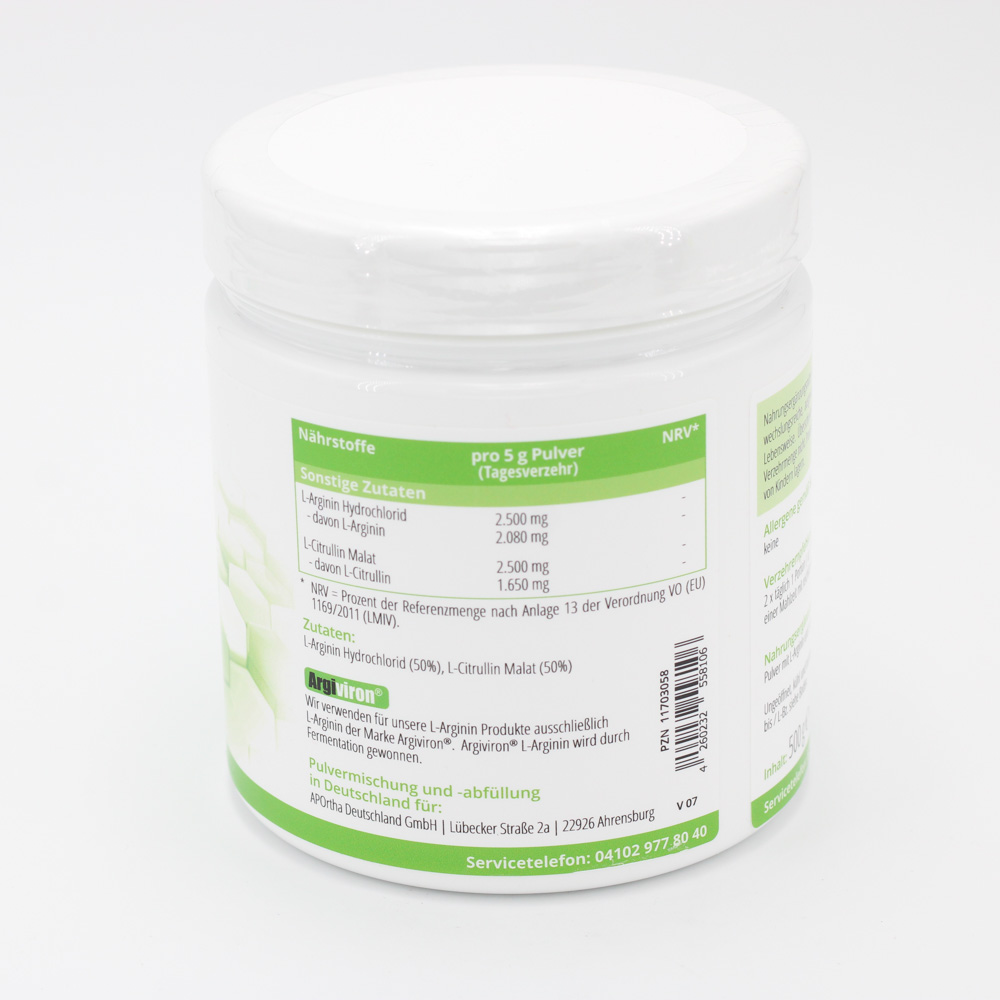 APORTHA L-Arginin+L-Citrullin Pulver APORTHA L-Arginin+L-Citrullin Pulver