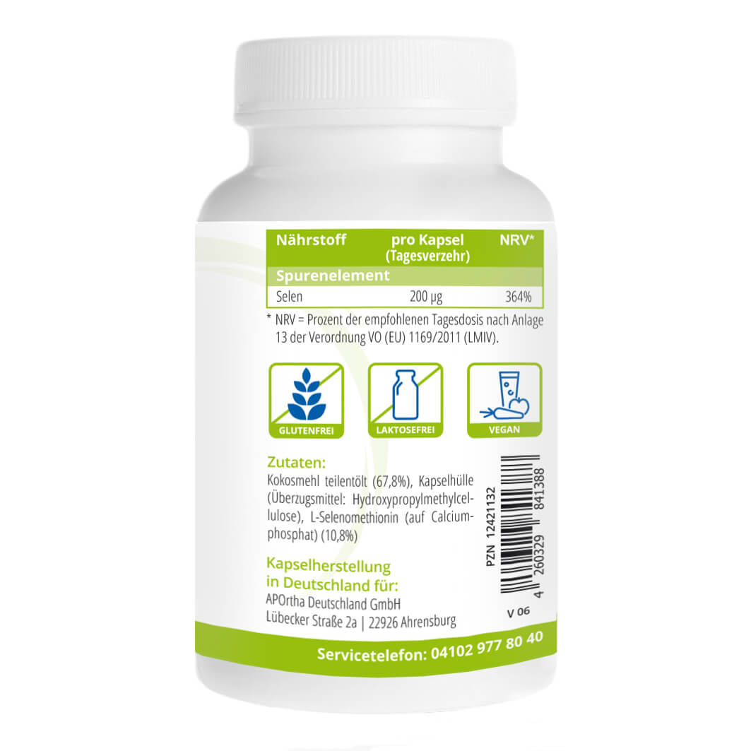 SELEN 200 μg L-Selenomethionin Kapseln SELEN 200 μg L-Selenomethionin Kapseln