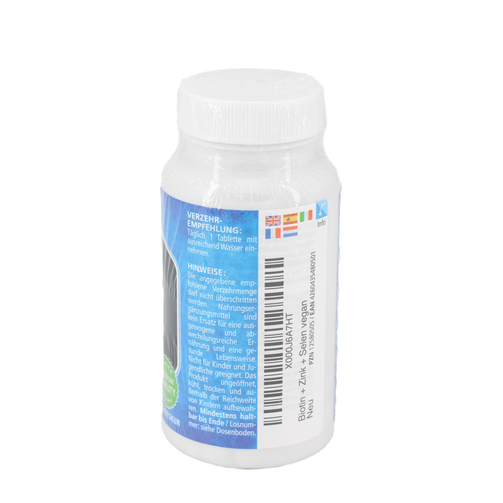 BIOTIN 10 mg hochdosiert+Zink+Selen Tabletten BIOTIN 10 mg hochdosiert+Zink+Selen Tabletten