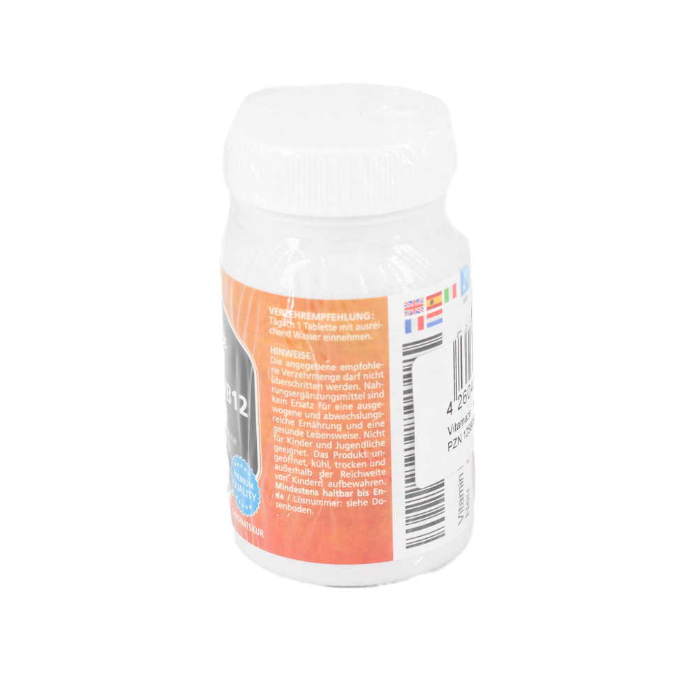 VITAMIN B12 1000 μg hochdosiert vegan Tabletten VITAMIN B12 1000 μg hochdosiert vegan Tabletten