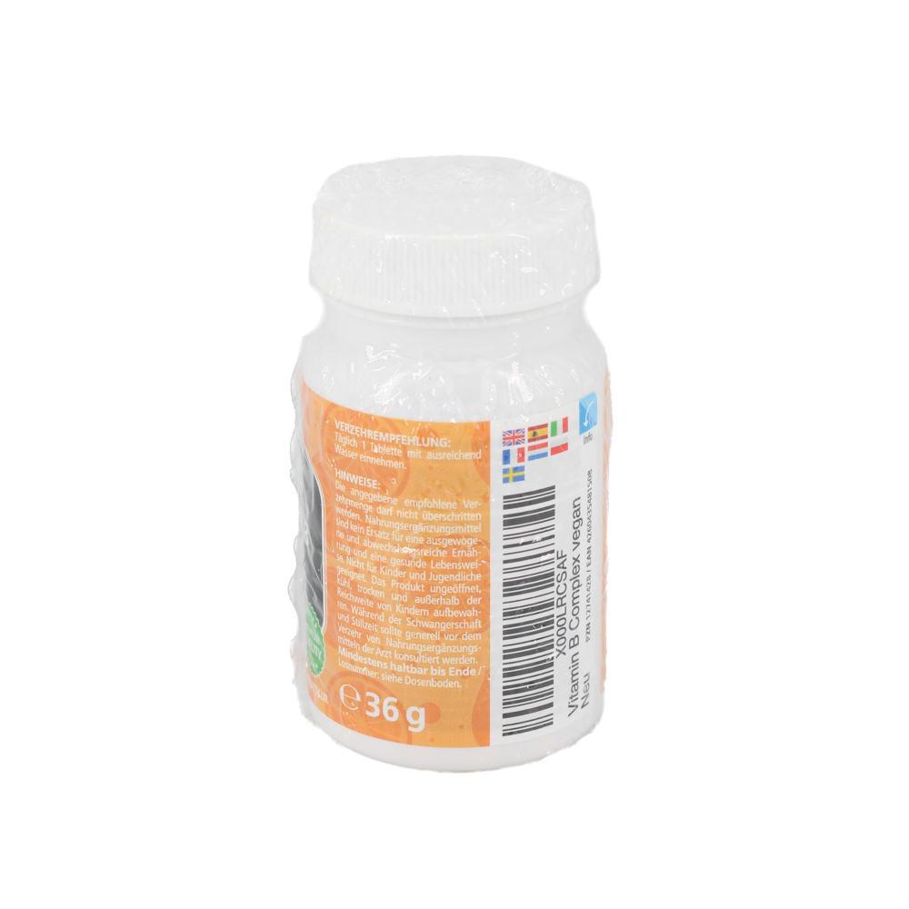 VITAMIN B COMPLEX hochdosiert vegan Tabletten VITAMIN B COMPLEX hochdosiert vegan Tabletten