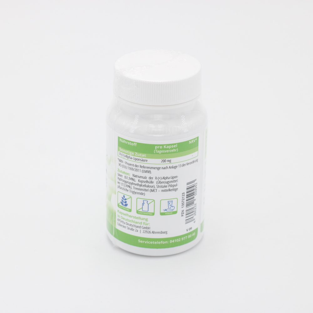 R-+-ALPHA-LIPONSÄURE 200 mg Kapseln R-+-ALPHA-LIPONSÄURE 200 mg Kapseln