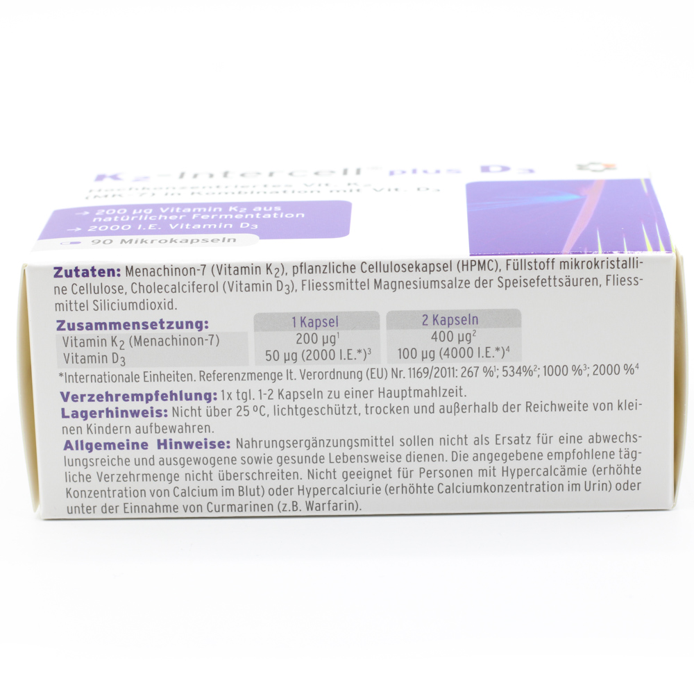 K2-INTERCELL plus D3 Kapseln K2-INTERCELL plus D3 Kapseln