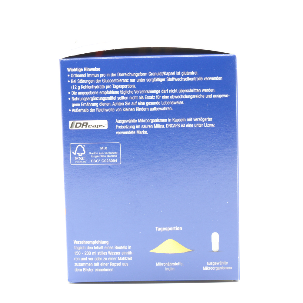 ORTHOMOL Immun pro Granulat/Kapseln Kombipack. ORTHOMOL Immun pro Granulat/Kapseln Kombipack.