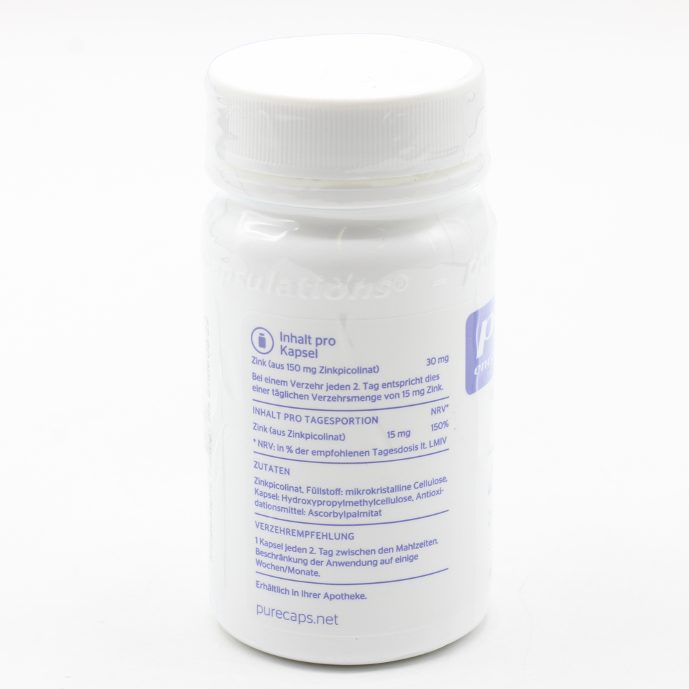 PURE ENCAPSULATIONS Zink Zinkpicolinat Kapseln PURE ENCAPSULATIONS Zink Zinkpicolinat Kapseln