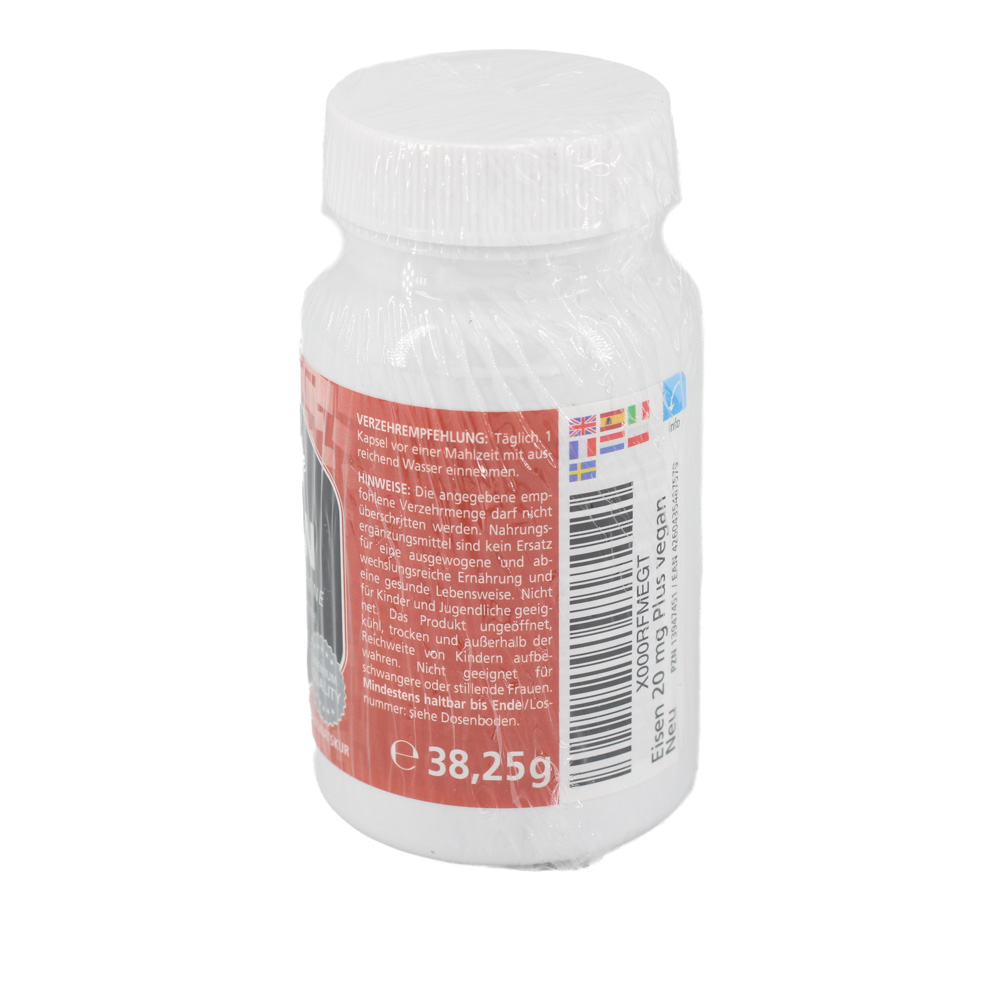 EISEN 20 mg+Histidin+Vitamine C/B9/B12 Kapseln EISEN 20 mg+Histidin+Vitamine C/B9/B12 Kapseln