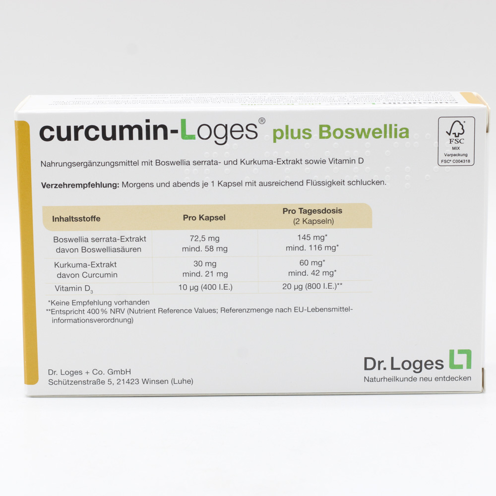 CURCUMIN-LOGES plus Boswellia Kapseln CURCUMIN-LOGES plus Boswellia Kapseln